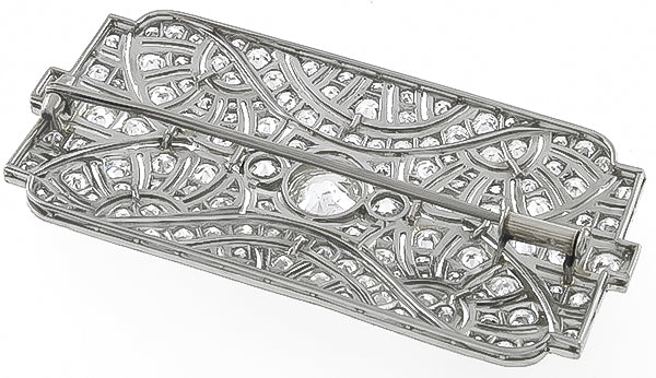 Vintage 12.00ct Diamond Pin