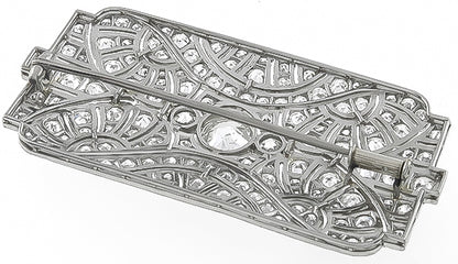 Vintage 12.00ct Diamond Pin