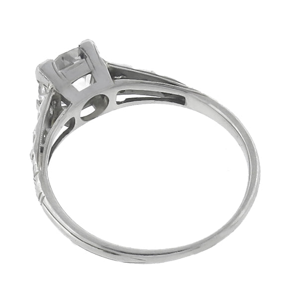 Vintage 1.20ct Diamond Engagement Gold  Ring