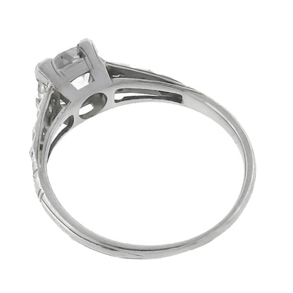 Vintage 1.20ct Diamond Engagement Gold  Ring