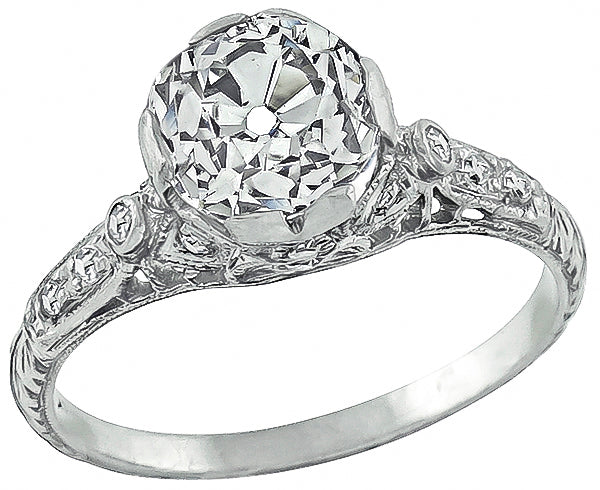 Vintage 1.20ct Diamond Engagement Ring