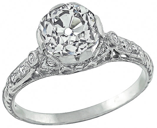 Vintage 1.20ct Diamond Engagement Ring