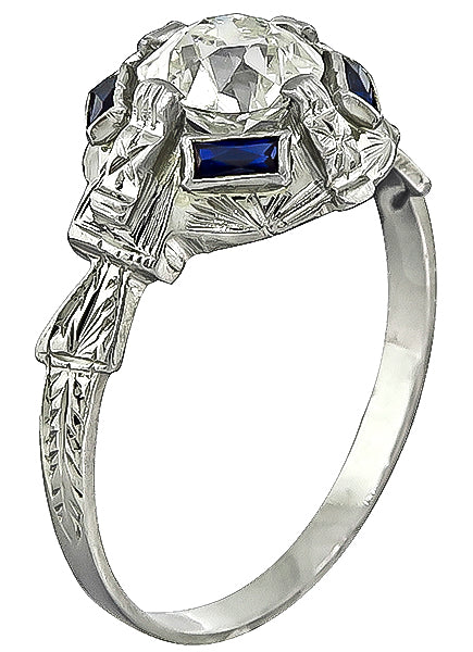 Vintage 1.20ct Diamond Engagement Ring