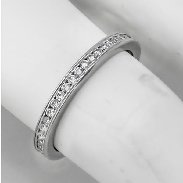 Vintage 1.20ct Diamond Eternity Wedding Band