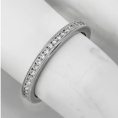 Vintage 1.20ct Diamond Eternity Wedding Band