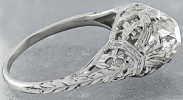 Vintage 1.29ct Diamond Engagement Ring