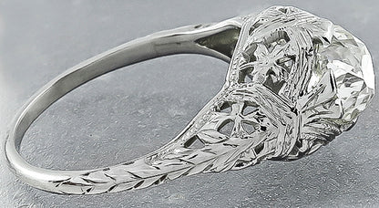 Vintage 1.29ct Diamond Engagement Ring