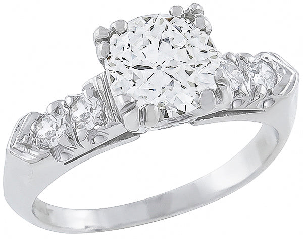 Vintage 1.30ct Diamond Engagement Ring