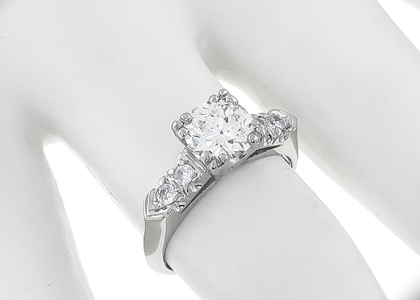 Vintage 1.30ct Diamond Engagement Ring