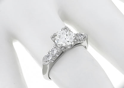 Vintage 1.30ct Diamond Engagement Ring