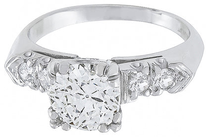 Vintage 1.30ct Diamond Engagement Ring