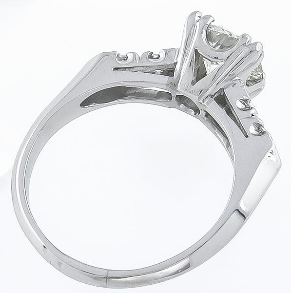 Vintage 1.30ct Diamond Engagement Ring