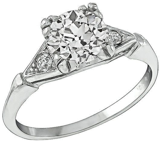 Vintage 1.30ct Diamond Engagement Ring