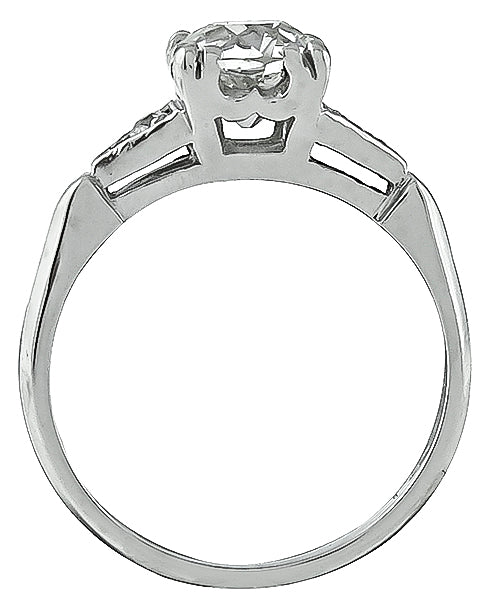 Vintage 1.30ct Diamond Engagement Ring