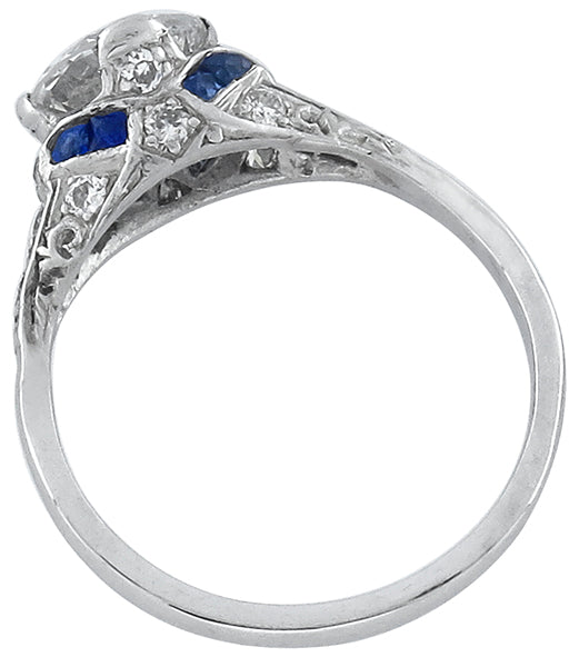 Vintage 1.34ct Diamond Engagement Ring