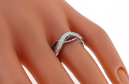 Vintage 1.36ct Ruby 0.68ct Diamond Eternity Wedding Band