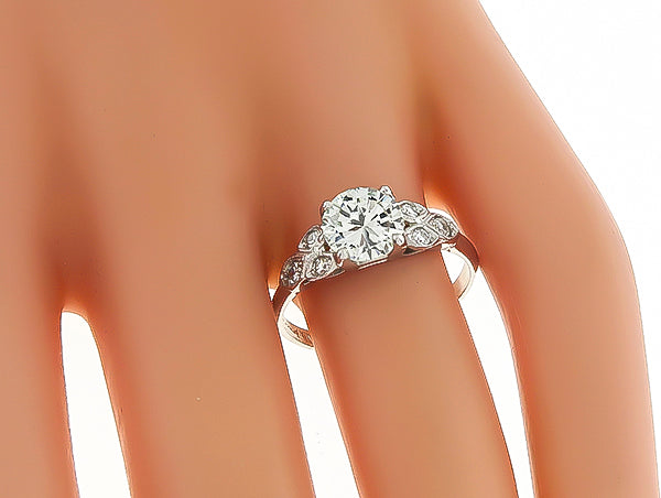 Vintage 1.40ct Diamond Engagement Ring