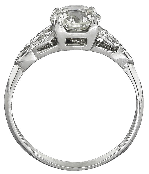 Vintage 1.40ct Diamond Engagement Ring