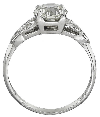 Vintage 1.40ct Diamond Engagement Ring