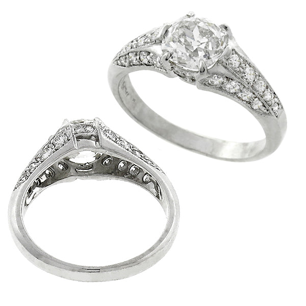 Vintage 1.46ct Diamond Engagement Ring