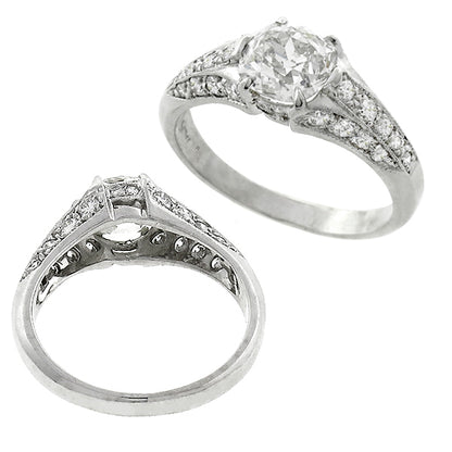 Vintage 1.46ct Diamond Engagement Ring