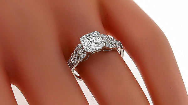 Vintage 1.49ct Diamond Engagement Ring