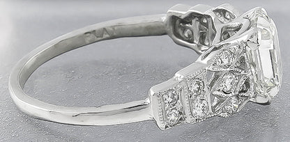 Vintage 1.49ct Diamond Engagement Ring