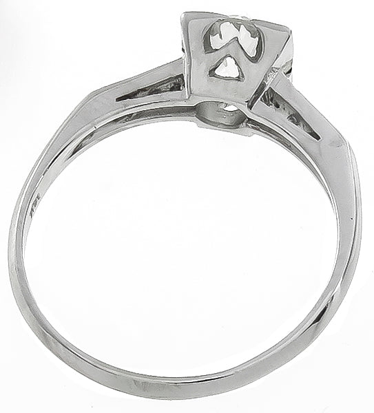 Vintage 1.54ct Diamond Engagement Ring