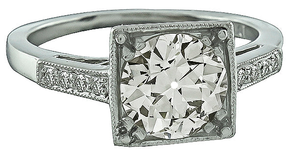 Vintage 1.55ct Diamond Engagement Ring