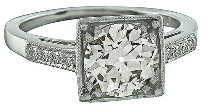 Vintage 1.55ct Diamond Engagement Ring