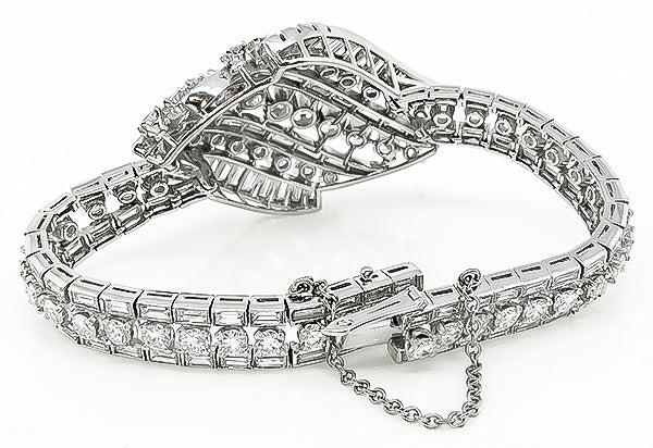 Vintage 16.00cttw Diamond Bracelet