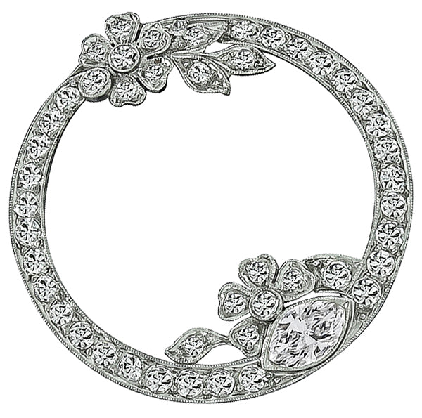 Vintage 1.60ct Diamond Pin