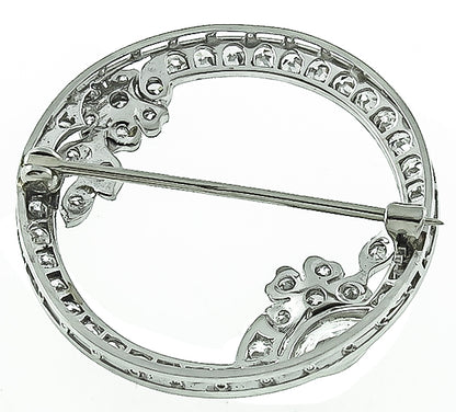 Vintage 1.60ct Diamond Pin