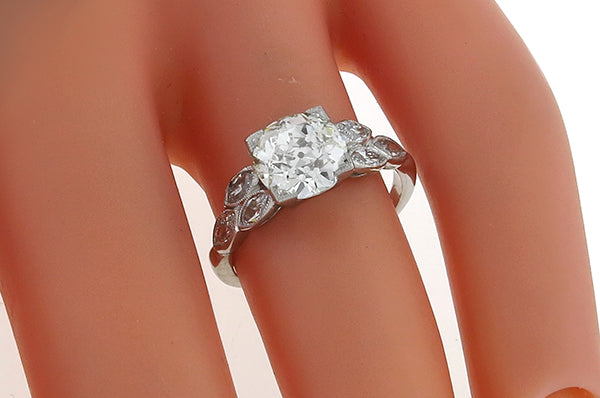 Vintage 1.68ct Diamond Engagement Ring