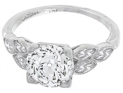 Vintage 1.68ct Diamond Engagement Ring