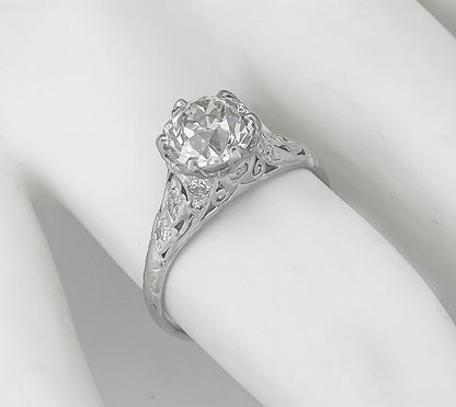 Vintage 1.75ct Diamond Engagement Ring