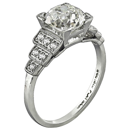 Vintage 1.75ct Diamond Engagement Ring