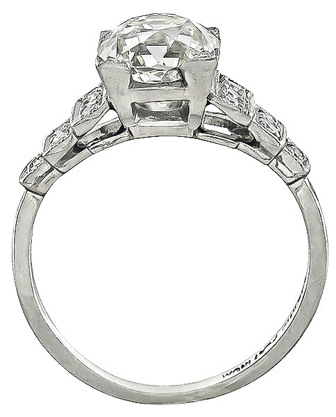 Vintage 1.75ct Diamond Engagement Ring