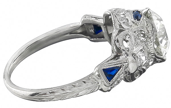 Vintage 1.76ct Diamond Engagement Ring