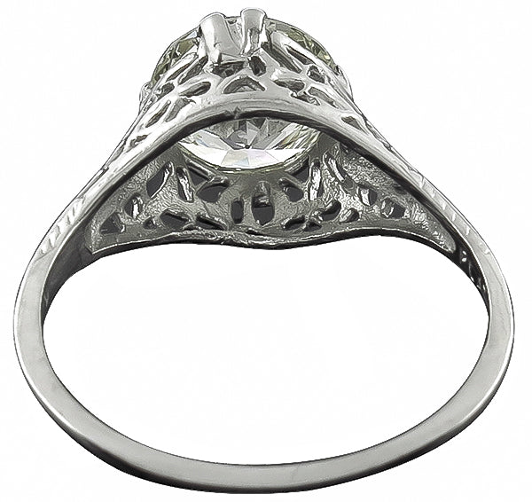 Vintage 1.87ct Diamond Engagement Ring