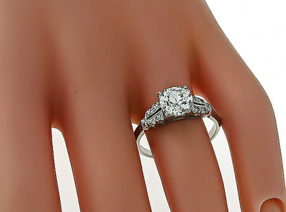 Vintage 1.87ct Diamond Engagement Ring