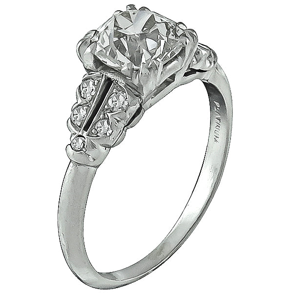 Vintage 1.87ct Diamond Engagement Ring