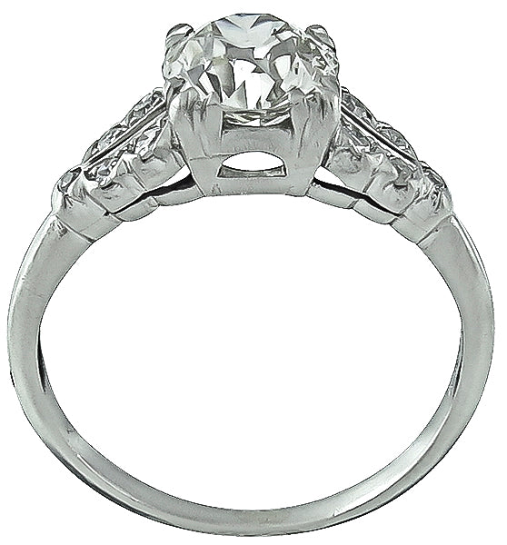 Vintage 1.87ct Diamond Engagement Ring