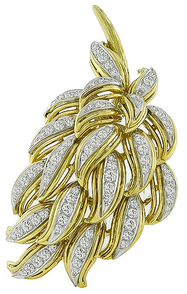 Vintage 2.00ct Diamond Pin