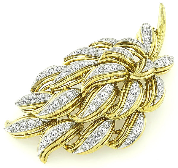 Vintage 2.00ct Diamond Pin