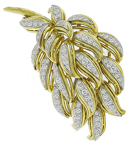 Vintage 2.00ct Diamond Pin