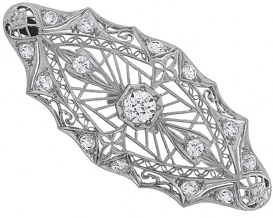 Vintage 2.05ct Diamond Pin