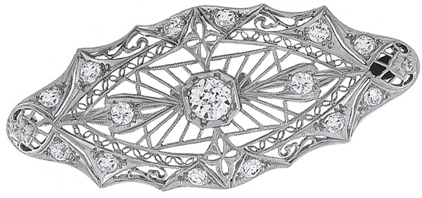 Vintage 2.05ct Diamond Pin