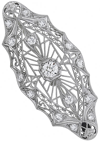 Vintage 2.05ct Diamond Pin