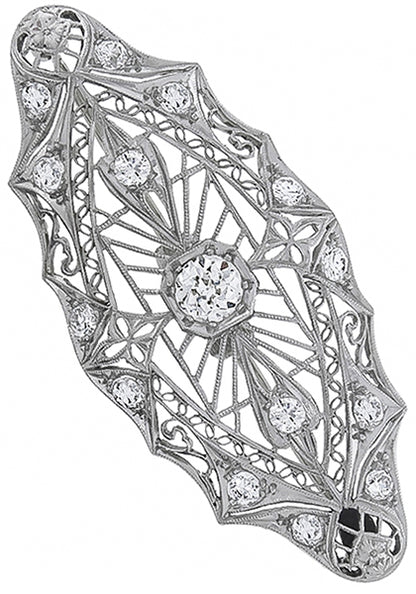 Vintage 2.05ct Diamond Pin